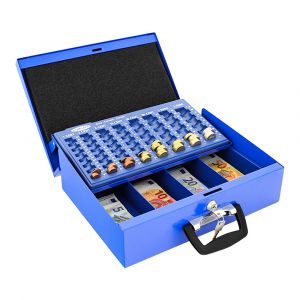 Rottner Geldkassette Brüssel blau