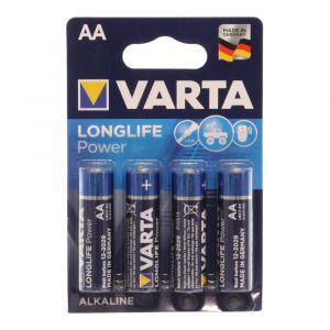 Rottner Varta Alkaline Mignon Batterie AA 4 Stück 