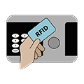 Bútorszéfek RFID zár